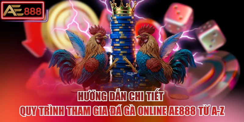 Hướng dẫn chi tiết quy trình tham gia đá gà online AE888 từ A-Z